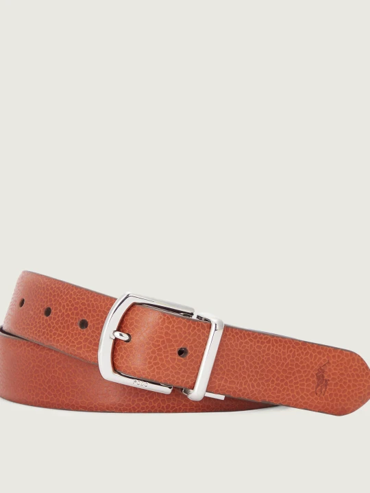 Zdjęcie produktu POLO RALPH LAUREN Skórzany dwustronny pasek brązowy
