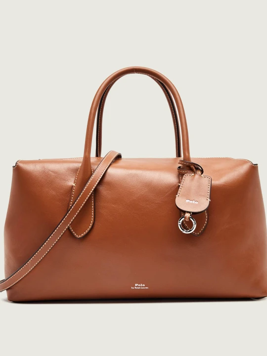 Zdjęcie produktu POLO RALPH LAUREN Skórzany kuferek Bellport brązowy