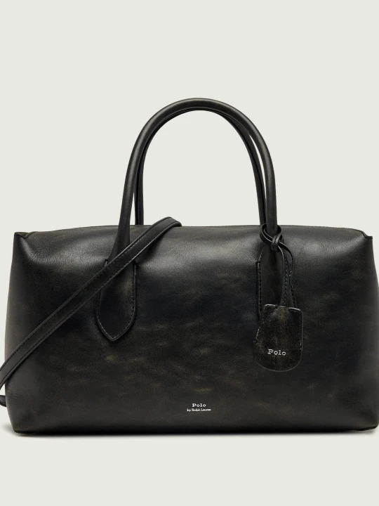 Zdjęcie produktu POLO RALPH LAUREN Skórzany kuferek Bellport czarny