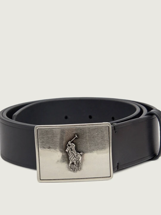 Zdjęcie produktu POLO RALPH LAUREN Skórzany pasek czarny