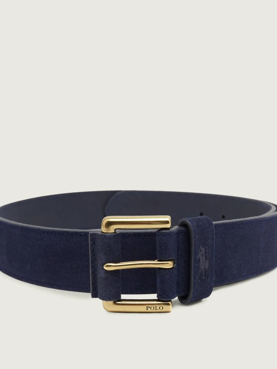 Zdjęcie produktu POLO RALPH LAUREN Pasek | zamsz granatowy
