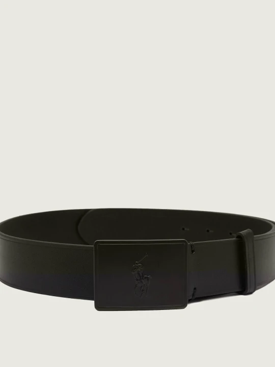 Zdjęcie produktu POLO RALPH LAUREN Skórzany pasek czarny