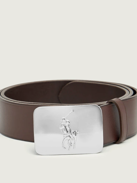 Zdjęcie produktu POLO RALPH LAUREN Skórzany pasek brązowy