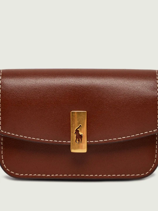 Zdjęcie produktu POLO RALPH LAUREN Skórzany portfel brązowy