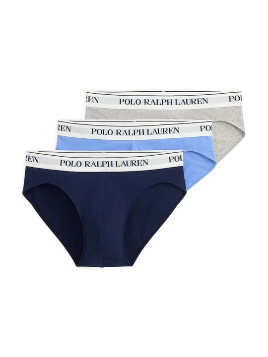 Zdjęcie produktu Polo Ralph Lauren slipy męskie z bawełną 3-pack niebieski