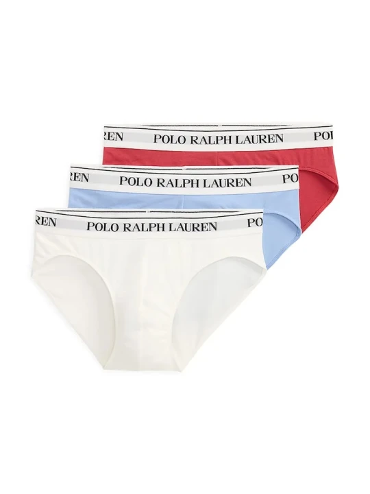 Zdjęcie produktu Polo Ralph Lauren slipy męskie z bawełną 3-pack biały