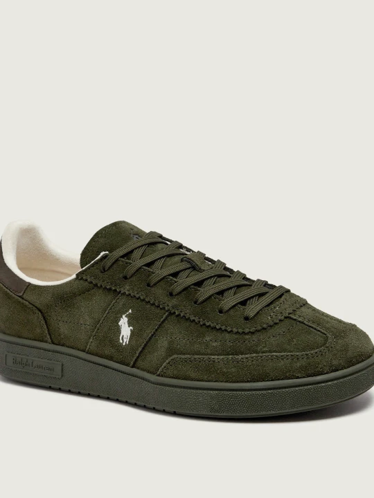 Zdjęcie produktu POLO RALPH LAUREN Sneakersy BEDFORD | zamsz oliwkowy