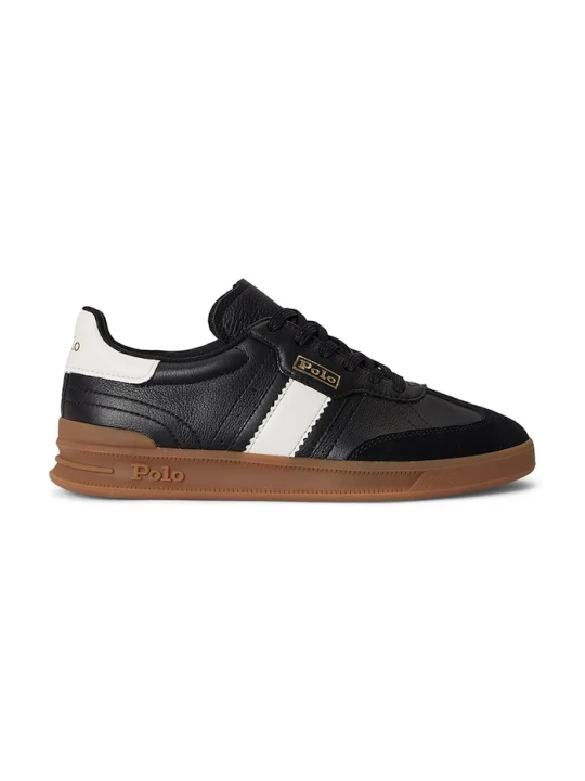 Zdjęcie produktu Polo Ralph Lauren sneakersy skórzane Heritage Aera czarny