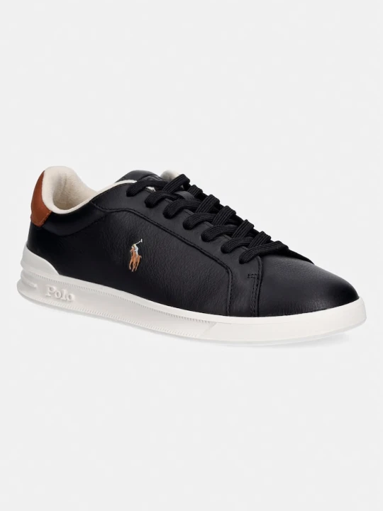Zdjęcie produktu Polo Ralph Lauren sneakersy skórzane Hrt Crt II czarny
