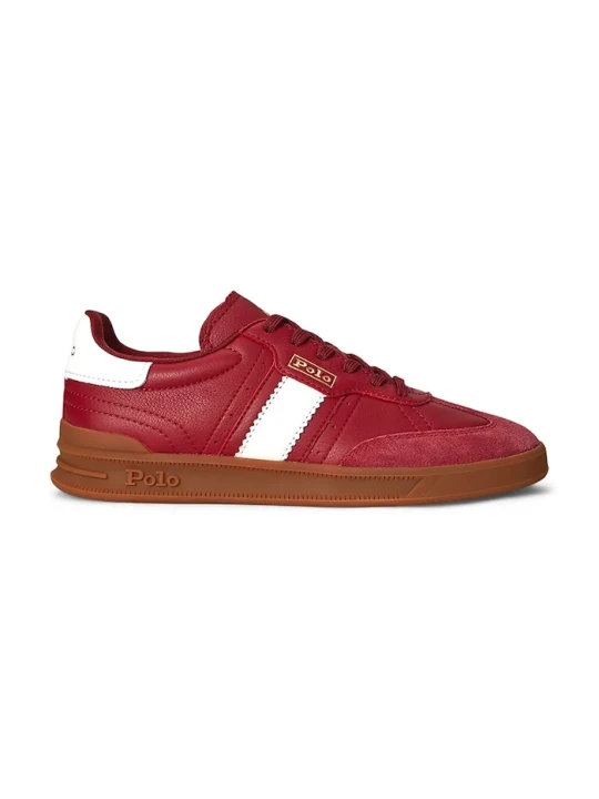Zdjęcie produktu Polo Ralph Lauren sneakersy skórzane Htr Aera czerwony
