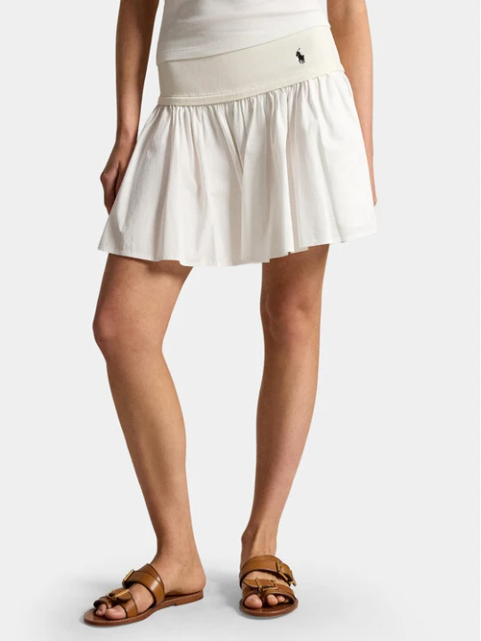 Zdjęcie produktu Polo Ralph Lauren Spódnica mini 211A12965002 Biały Regular Fit