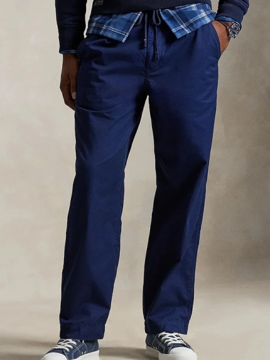 Zdjęcie produktu Polo Ralph Lauren spodnie bawełniane granatowy