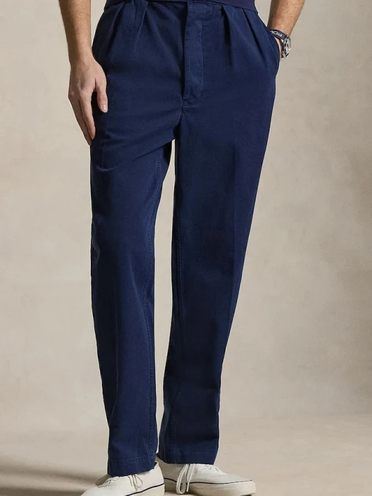 Zdjęcie produktu Polo Ralph Lauren spodnie bawełniane granatowy