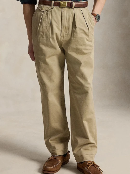 Zdjęcie produktu Polo Ralph Lauren spodnie bawełniane beżowy