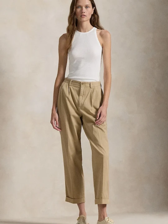 Zdjęcie produktu Polo Ralph Lauren spodnie bawełniane beżowy
