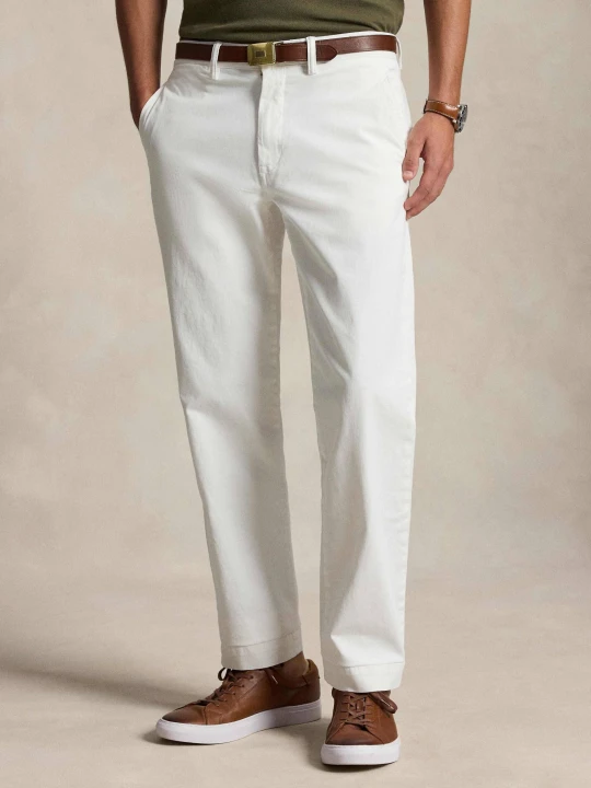 Zdjęcie produktu POLO RALPH LAUREN Spodnie chino BEDFORD | Straight fit | stretch biały