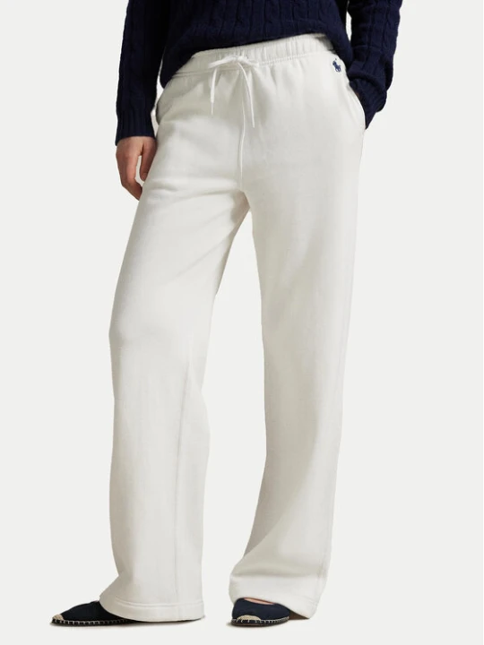 Zdjęcie produktu Polo Ralph Lauren Spodnie dresowe 211977959003 Biały Wide Leg
