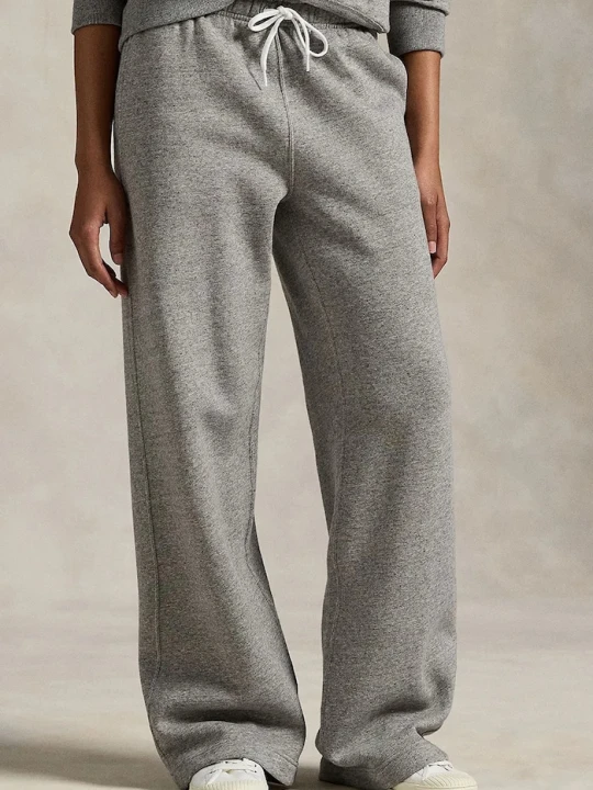 Zdjęcie produktu Polo Ralph Lauren spodnie dresowe damskie z bawełną szary