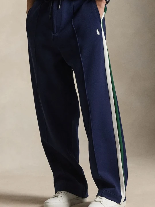 Zdjęcie produktu Polo Ralph Lauren spodnie dresowe męskie z bawełną granatowy