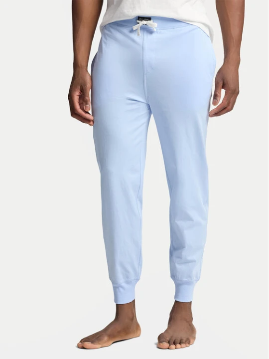 Zdjęcie produktu Polo Ralph Lauren Spodnie piżamowe 714899511012 Błękitny Regular Fit Niebieski jasny