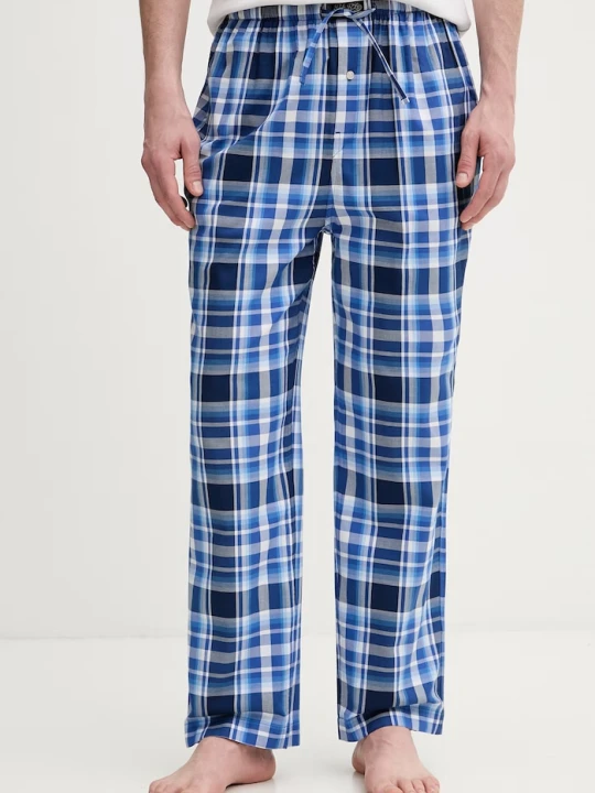 Zdjęcie produktu Polo Ralph Lauren spodnie piżamowe męskie bawełniane niebieski