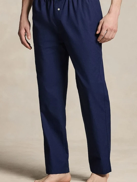 Zdjęcie produktu Polo Ralph Lauren spodnie piżamowe męskie bawełniane granatowy