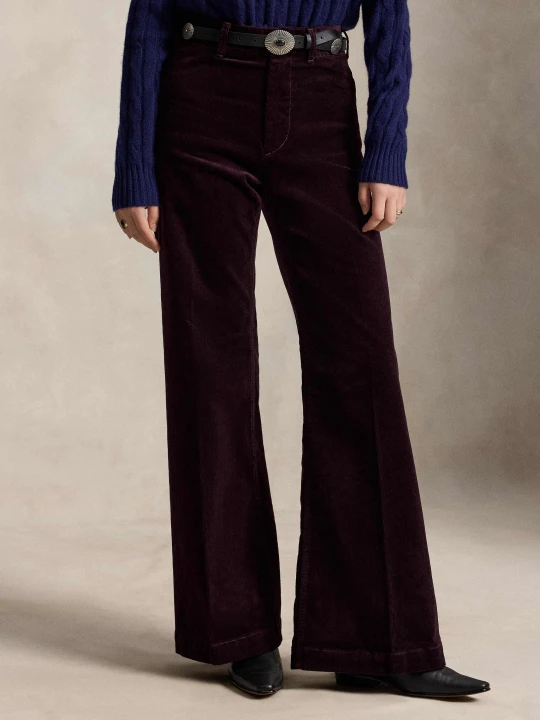 Zdjęcie produktu POLO RALPH LAUREN Spodnie | Relaxed fit | sztruks bordowy