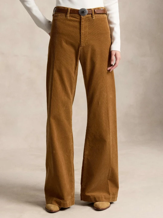 Zdjęcie produktu POLO RALPH LAUREN Spodnie | Relaxed fit | sztruks brązowy