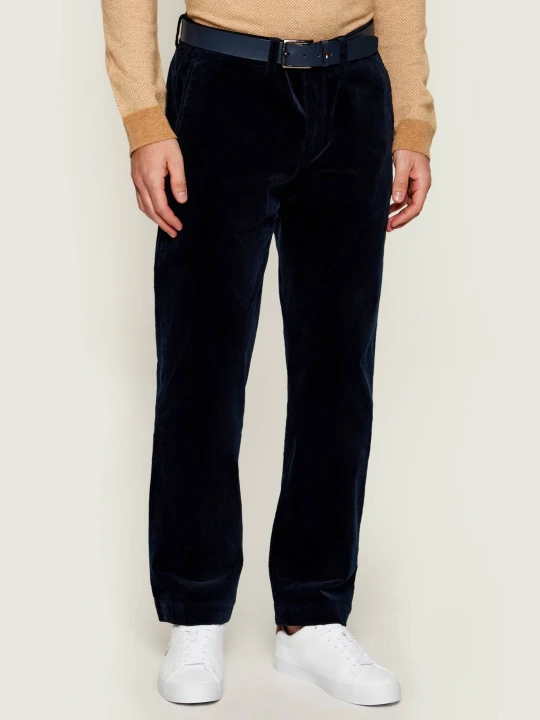 Zdjęcie produktu POLO RALPH LAUREN Spodnie | Straight fit | sztruks granatowy