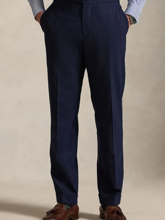 Zdjęcie produktu Polo Ralph Lauren spodnie z dodatkiem wełny granatowy