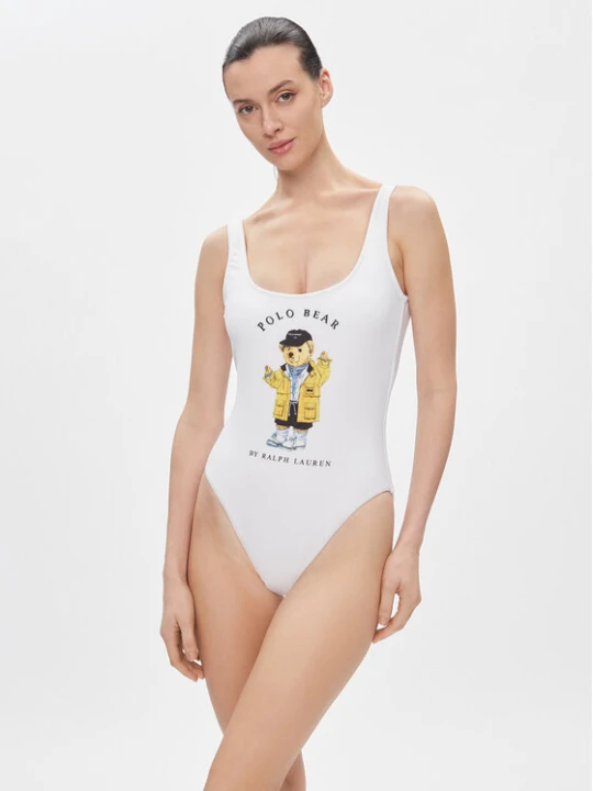 Zdjęcie produktu Polo Ralph Lauren Strój kąpielowy 21490410 Biały
