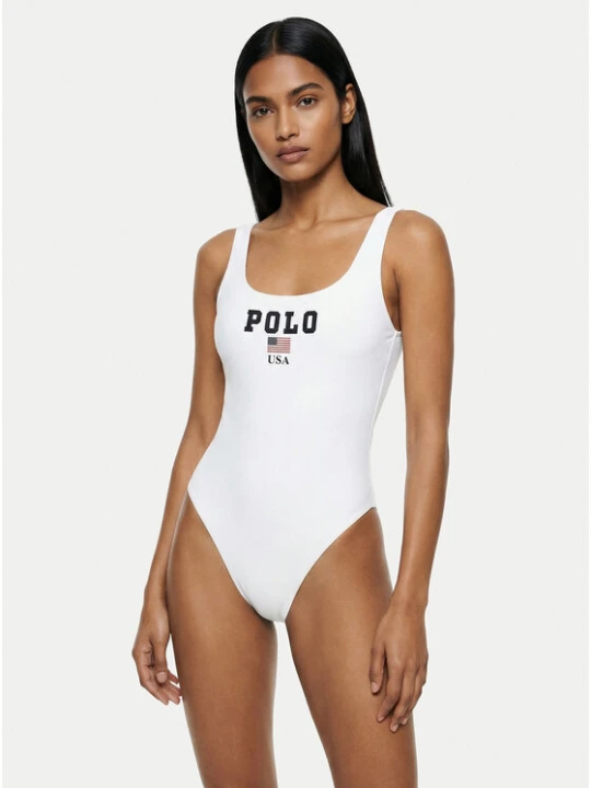 Zdjęcie produktu Polo Ralph Lauren Strój kąpielowy 21612410 Biały