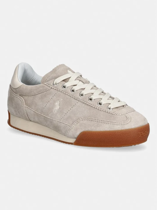 Zdjęcie produktu Polo Ralph Lauren SUEDE-HETHER PP-SK-LTL sneakersy na płaskim obcasie damskie skórzane