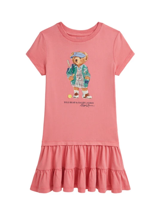 Zdjęcie produktu Polo Ralph Lauren Sukienka codzienna 312971130001 Różowy Regular Fit