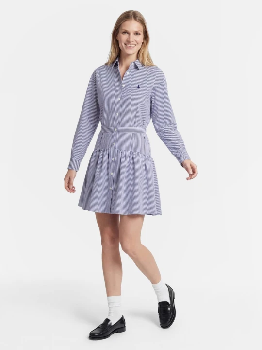Zdjęcie produktu Polo Ralph Lauren Sukienka z bluzką Kobiety Bawełna niebieski