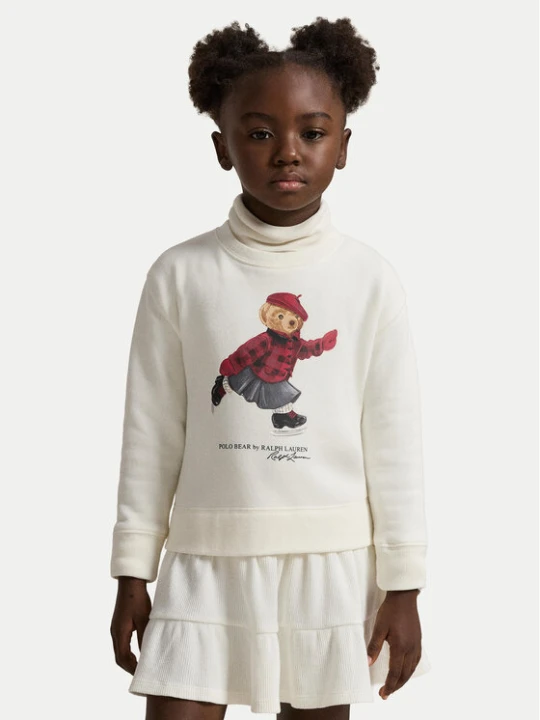 Zdjęcie produktu Polo Ralph Lauren Sukienka dzianinowa 312981086001 Écru Regular Fit Kremowy