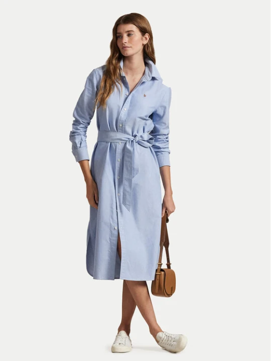 Zdjęcie produktu Polo Ralph Lauren Sukienka koszulowa 211928804002 Niebieski Straight Fit