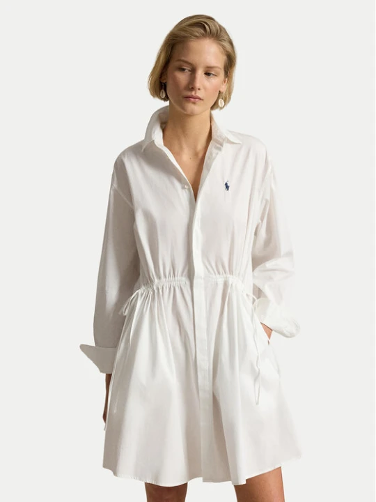 Zdjęcie produktu Polo Ralph Lauren Sukienka koszulowa 211B19986003 Biały Relaxed Fit
