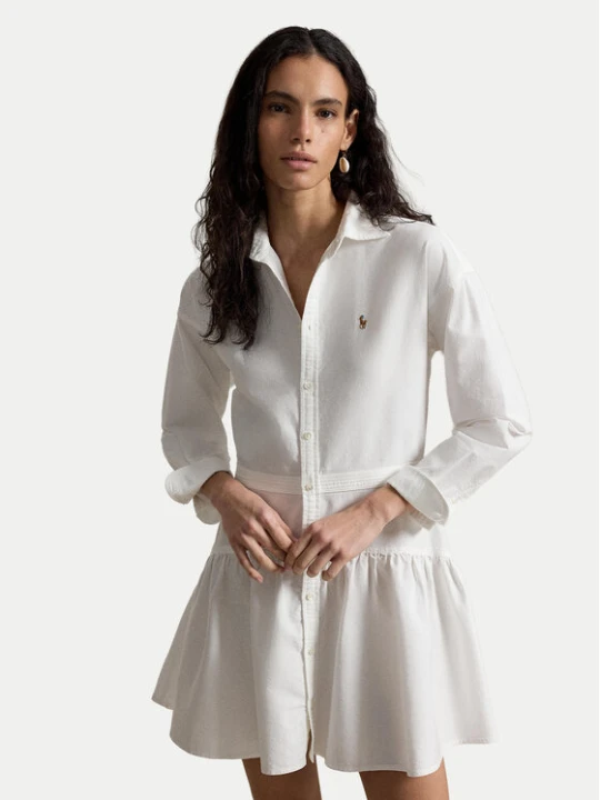 Zdjęcie produktu Polo Ralph Lauren Sukienka koszulowa 211B22755002 Biały Regular Fit