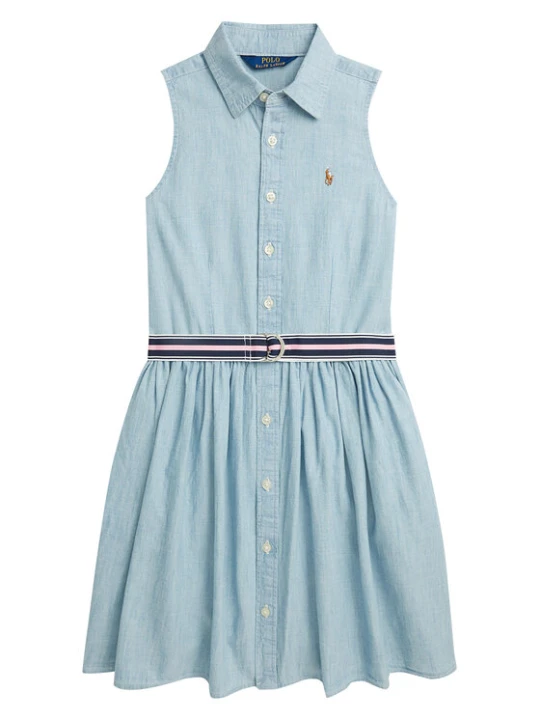 Zdjęcie produktu Polo Ralph Lauren Sukienka koszulowa 313934151001 Błękitny Regular Fit Niebieski jasny
