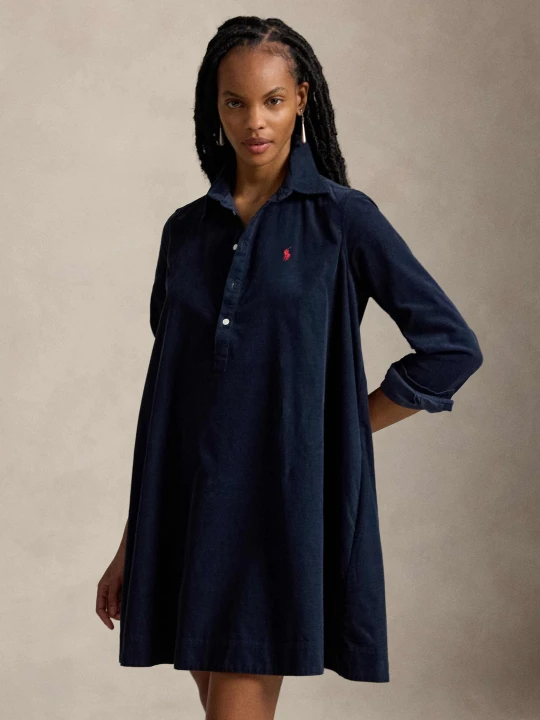 Zdjęcie produktu POLO RALPH LAUREN Sukienka | sztruks granatowy