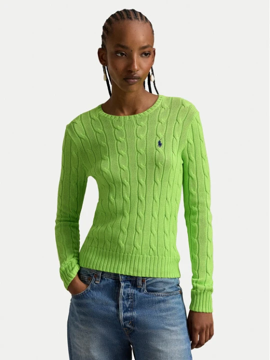 Zdjęcie produktu Polo Ralph Lauren Sweter 211971869504 Zielony Slim Fit