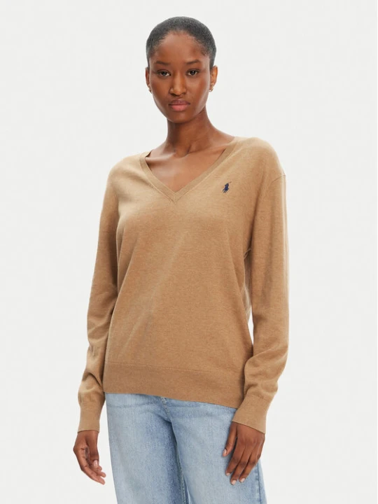 Zdjęcie produktu Polo Ralph Lauren Sweter 211972105003 Beżowy Straight Fit