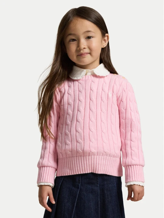 Zdjęcie produktu Polo Ralph Lauren Sweter 312901316010 Różowy jasny Regular Fit