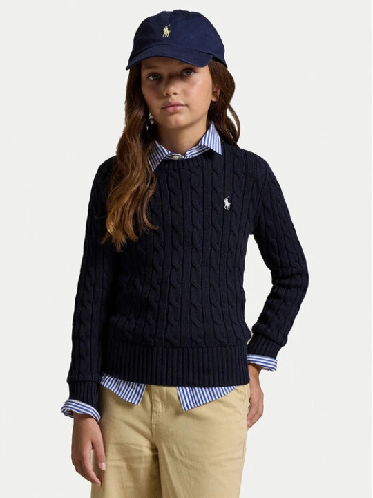 Zdjęcie produktu Polo Ralph Lauren Sweter 313901316009 Granatowy Regular Fit