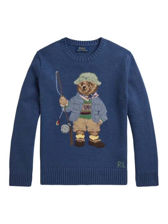 Zdjęcie produktu Polo Ralph Lauren Sweter 323B18571001 Granatowy Regular Fit