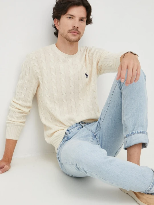 Zdjęcie produktu Polo Ralph Lauren sweter beżowy