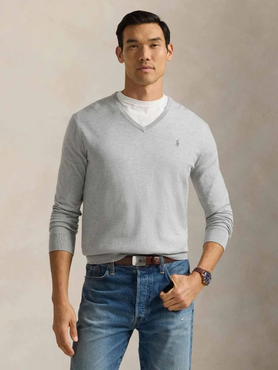 Zdjęcie produktu POLO RALPH LAUREN Sweter popielaty