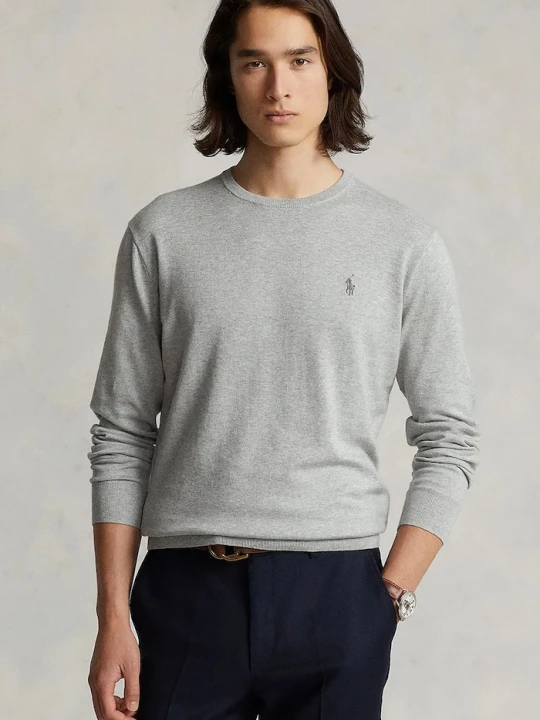 Zdjęcie produktu Polo Ralph Lauren - Sweter 710684957003 szary