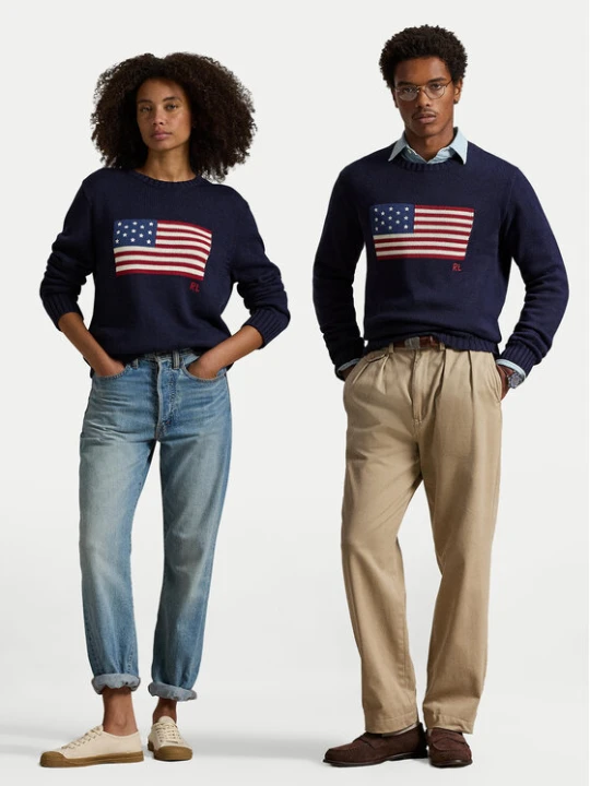 Zdjęcie produktu Polo Ralph Lauren Sweter 710718281006 Granatowy Regular Fit